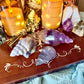 Rainbow Fluorite Carved Seashell, Detoxing & Negativity Stone