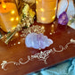 Rainbow Fluorite Carved Seashell, Detoxing & Negativity Stone