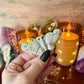 Assorted Butterfly Carving, Lepidolite, Aura Howlite, Obsidian, Fluorite