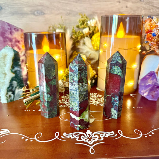 Dragons Blood Tower, Protection & Healing Crystal