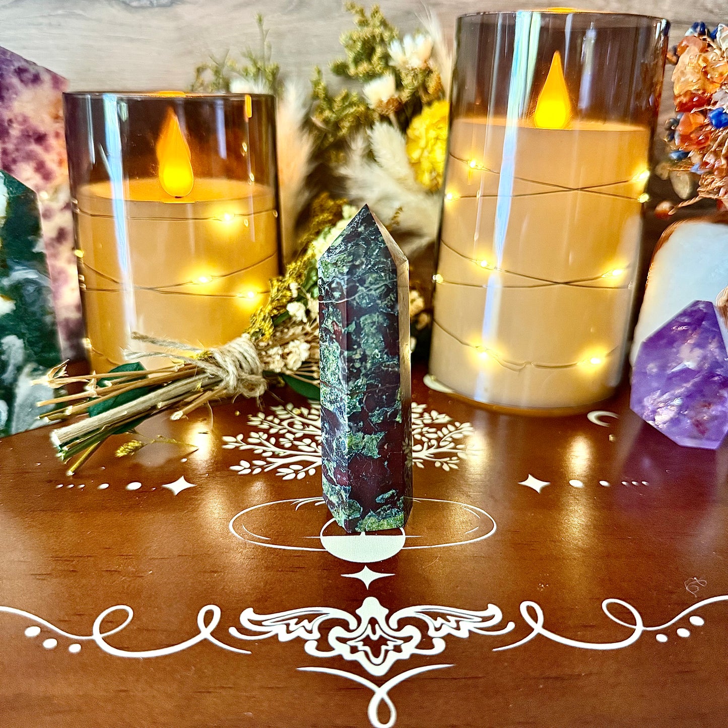 Dragons Blood Tower, Protection & Healing Crystal
