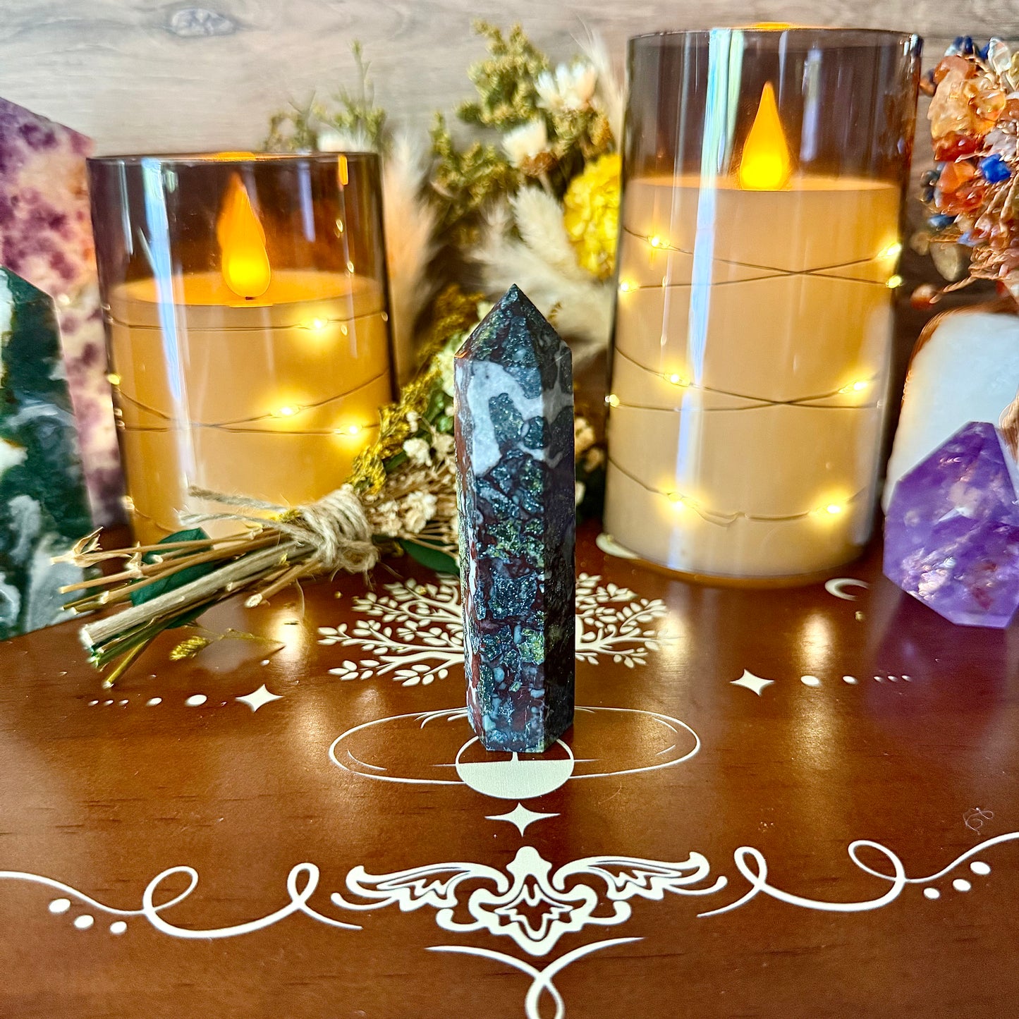 Dragons Blood Tower, Protection & Healing Crystal