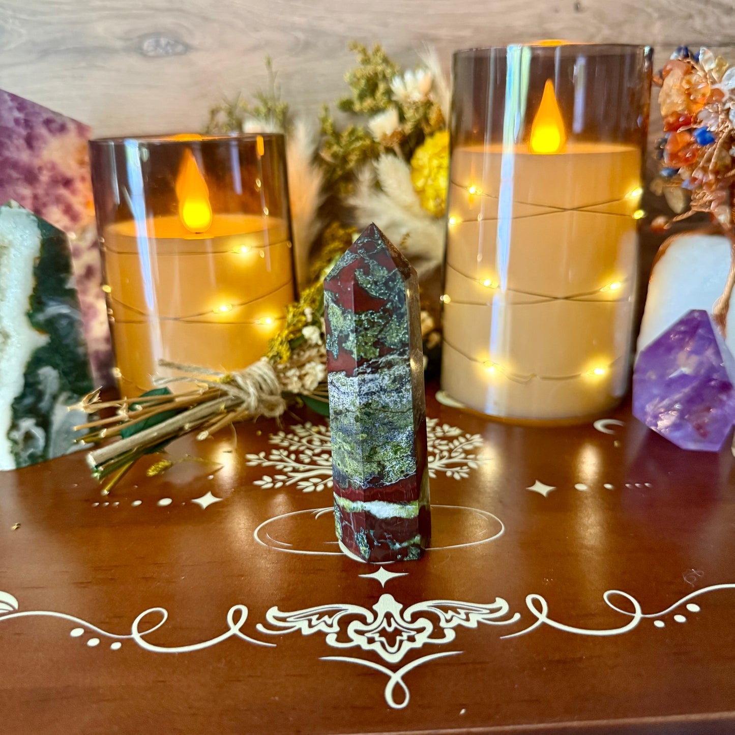 Dragons Blood Tower, Protection & Healing Crystal