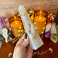 Large Yellow Druzy Quartz Tower, High Vibrating, Master Healer
