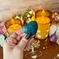 Apatite Carved Heart, Healing & Balancing Stone