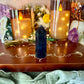 Dark Rainbow Fluorite Tower, Detoxing & Negativity Stone