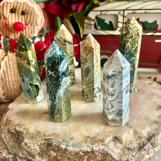 Ocean Jasper Tower, Rebirth & Regeneration Stone