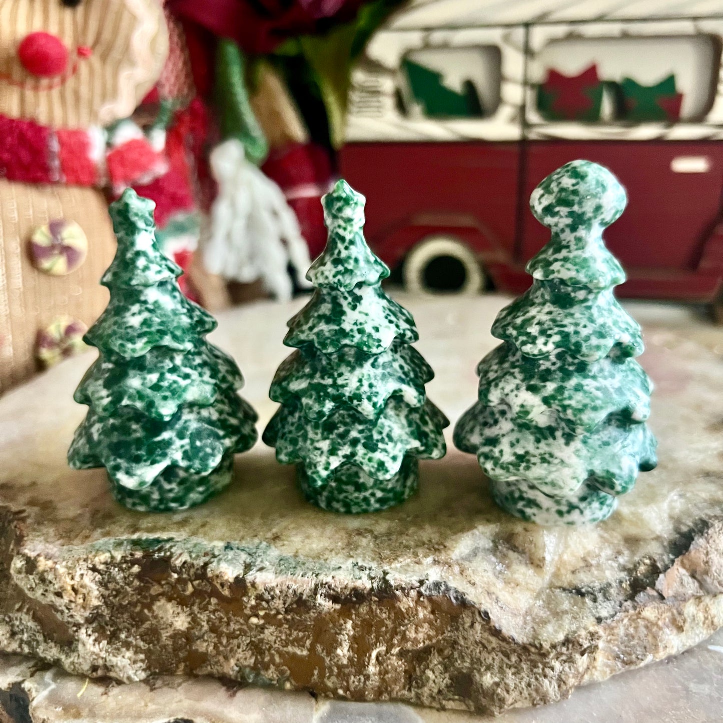 Assorted Carved Christmas Trees, Choose Your Own!