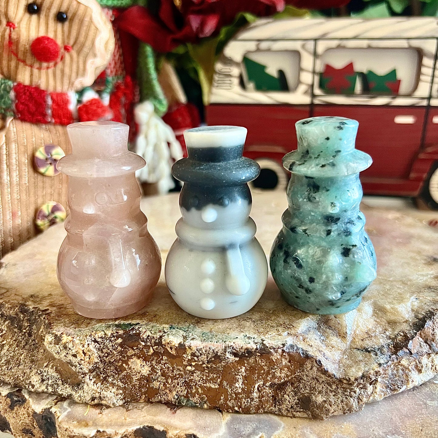 Assorted Carved Snowmen, Choose Your Own!