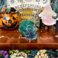 Rainbow Fluorite Skull, Detoxing & Negativity Stone