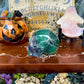 Rainbow Fluorite Skull, Detoxing & Negativity Stone
