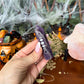 Dream Amethyst Etched Moon Phase Tower, Stress Relieving, Third Eye Chakra
