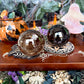 Smoky Quartz Sphere, Grounding, Protection Stone
