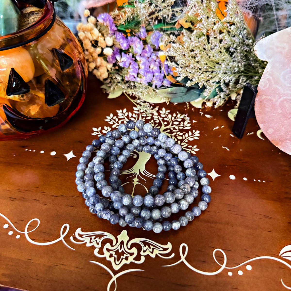 Lolite 6mm Bracelet, Inner Clarity, Spiritual Awakening Stone