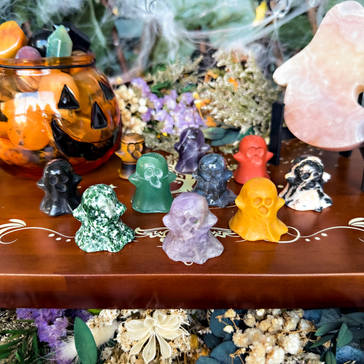 Assorted Small Ghost Carving, Choose Your Own!
