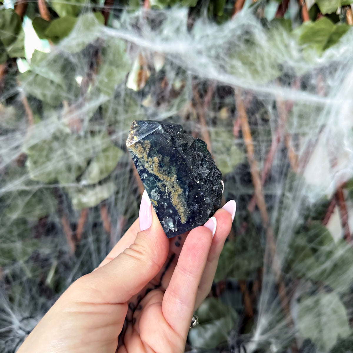 Druzy Blue Cubic Fluorite, Throat & Third Eye Chakra, Mental Fog