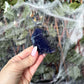Druzy Blue Cubic Fluorite, Throat & Third Eye Chakra, Mental Fog