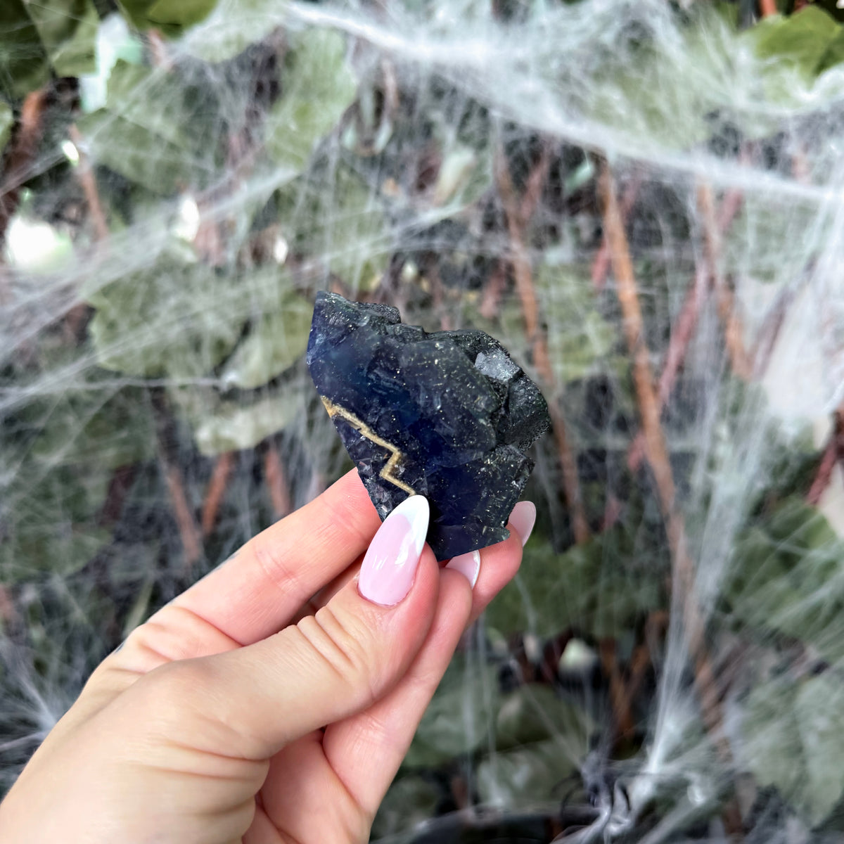 Druzy Blue Cubic Fluorite, Throat & Third Eye Chakra, Mental Fog