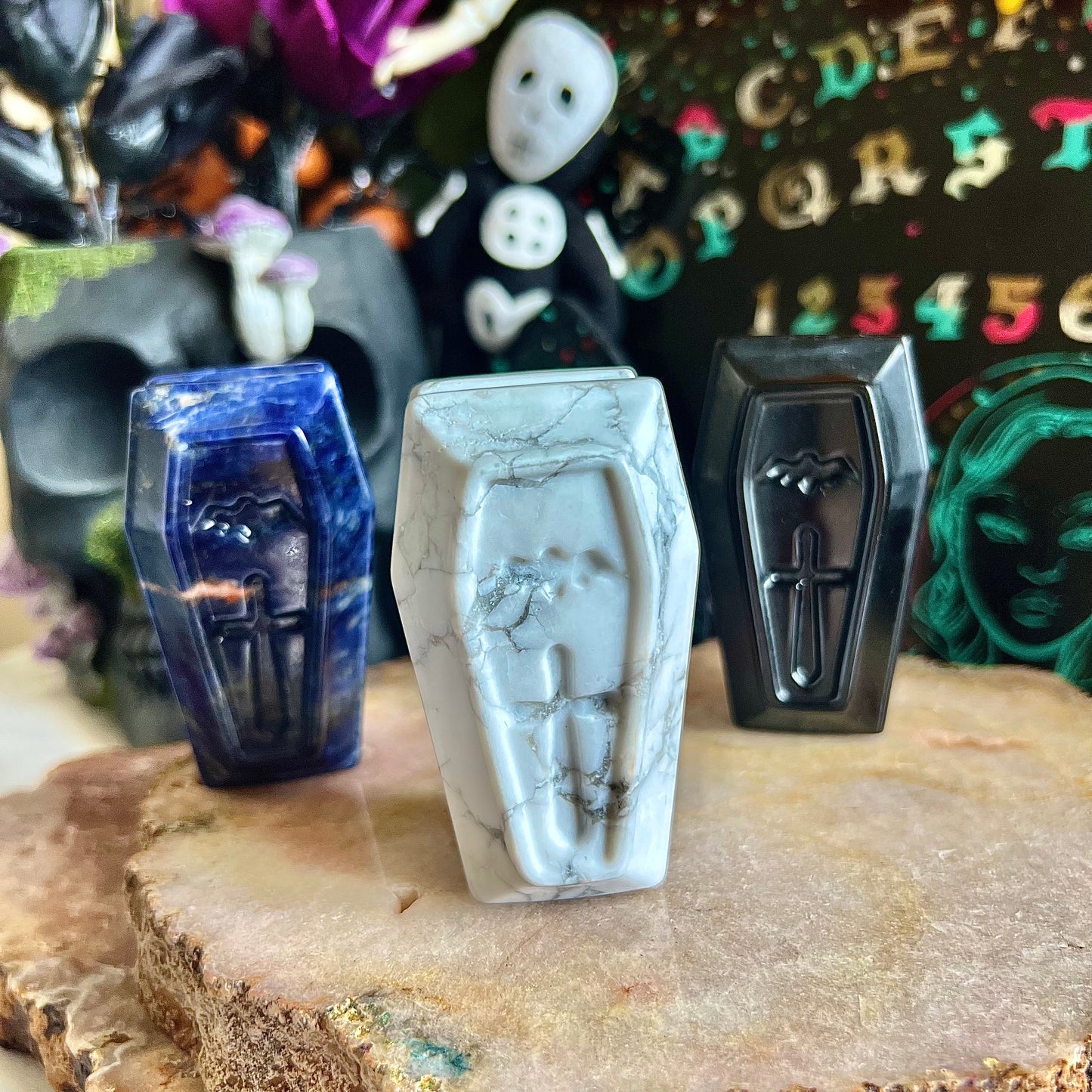 Assorted Carved Coffin, Choose Your Own!