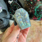 Highest Quality Labradorite Coffin, Rainbow Flash, Intuition Crystal