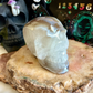 Large Blue Banded Agate & Quartz Skull, My Own Personal Collection!