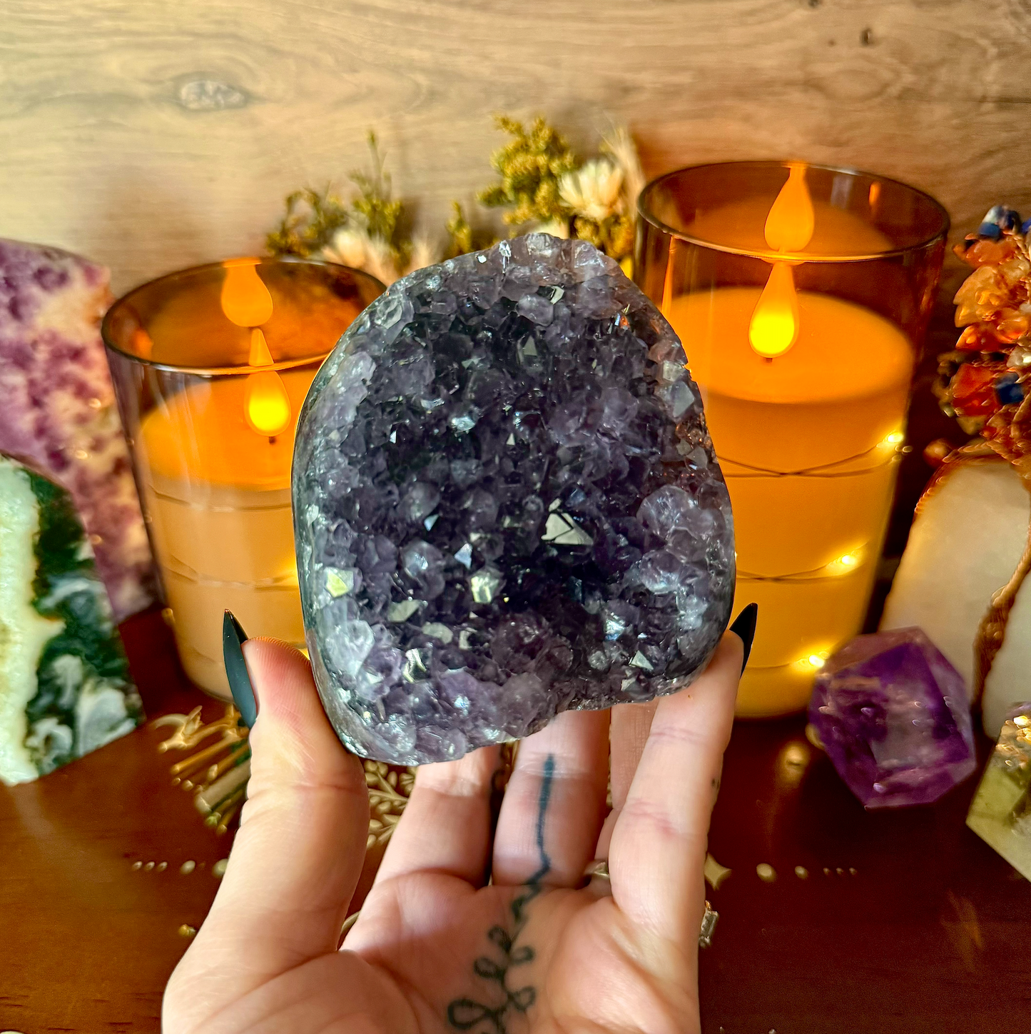 Brazilian Amethyst Cutbase, Third Eye, Stress Relief
